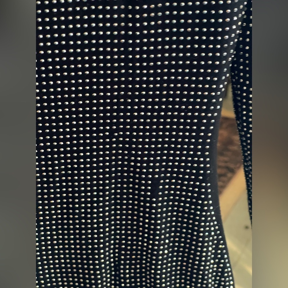 Bebe Body-con Mesh Rhinestone Mini Dress - Picture 9 of 13
